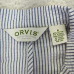 Orvis  Seersucker Three-button Blazer‎ Jacket Lightweight Cotton Stretch Womens 8 Photo 6