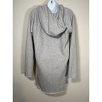 Athleta  Sweatshirt Cotton Blend Hoodie Grey Long Athleisure Workout Size Small Photo 6