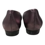 Trotters Honor Pewter Women's Leather Flexible Square Toe Flat Shoes Size 10M Photo 4