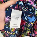 Pioneer Woman Embroidered‎ Floral Tunic Top Medium Multicolor Peasant Boho Chic Blue Photo 4