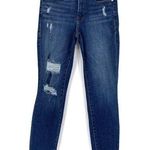 Good American Good Legs Crop Skinny Jeans Blue Denim 4/27 Photo 0