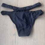 NWOT Black cut out bikini bottoms Photo 2