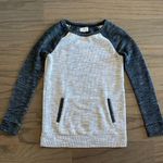 Lou & grey Tweed Baseball Sweatshirt - Size XS Photo 0
