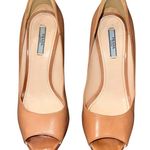 Prada Leather nude color Peep Toe Stilettos size 38 EU or 7.5 US Photo 0