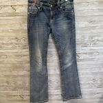 Miss Me  Womens 29 Jeans Signature Boot‎ Cut Denim Studded Embroidery Rhinestone Photo 9