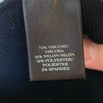 Ann Taylor Thick Knit Tank Dress Sleeveless Cutout Back in Black Classic Neutral Photo 7