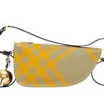 Burberry New Mini Shield Check Sling Shoulder Bag, Hunter Ip Check, Retail $1790 Photo 1