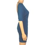 Lulus LULU’S teal green casual bodycon, low back lightweight dress in size small. EUC Photo 3