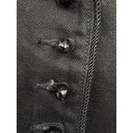 Lauren Jeans Co Ralph Lauren Black Velvet Collar Button Front Jacket Women's L Size L Photo 3