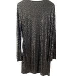 Altar'd State Alter’d State Plus Drama Sleeve Midi Black Full Sequined Party Dress‎ Size XXL Photo 3