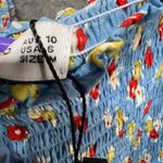 Faithfull the Brand Faithful The Brand Castilo Midi Dress 6 Jasmin Floral Smock Milkmaid Cottage NEW Photo 11