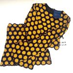 SIMON MILLER Wizzy Crochet Set in Black, Camel, & Kiwi Size Small Yellow Photo 3