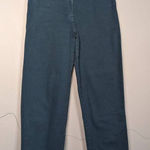 Aritzia Wilfred Free high-rise straight leg teal jeans size 8 Photo 0
