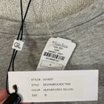 Generation Love  Devon Crewneck Top Heather Gray Neon Brocade Trim Photo 4