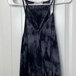Ginger G NWOT‎  black gray tie dye strap tank top blouse top cute casual small Photo 0