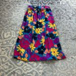 Vintage Ms.12 West Sheer Floral Blouse & Skirt Set Medium Blue Photo 0