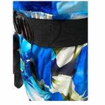 Corey P. Sleeveless Floral Tropical Print Mini Dress Belt Mini‎ Dress Blue 10 Blue Photo 7