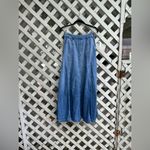Free People  Catch The Sun Denim Maxi Skirt Photo 5