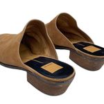Dolce Vita  Festival Slip On Heeled Mules  Truffle Light Brown Suede  10M  Size 10 Photo 4