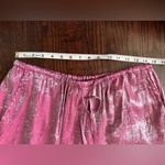Karen Kane  Lifestyle Pink Shimmery Pants Side Large Photo 5