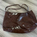 Brown leather tote Photo 0