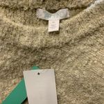 Abound  Womens Beige Fuzzy Crewneck Long Sleeve Pullover Sweater Photo 2