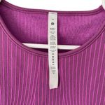 Lululemon Ebb to Street Purple Top & Bottom Set Top size 12 Bottoms 10 Photo 2