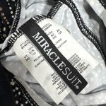 MiracleSuit  Women's Black Bronze Age Plunge Underwired Tankini Top 34D Bra Cup Photo 9