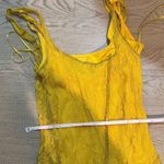 Nara sheer lace mini dress yellow size Xs Sold out on urban o Photo 7