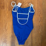 ANDIE  x Mindy The Bells One Piece Swimsuit Maz Blue size S NWT Photo 3