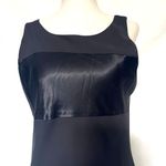 Alyn Paige Vtg Y2K Formal Dress Sz 7/8 Satin Panel Babydoll Maxi Straight Prom Photo 1