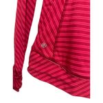 Lululemon Think Fast Pullover Double Trouble Stripe Boom Deepest Cranberry 8 Photo 3
