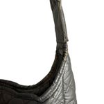 MZ Wallace Parker Metallic Silver Quilted Nylon Crossbody Bag Purse Photo 7