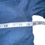 Matilda Jane Long Sleeve Mix Media Floral Twist Back Teal Sweater Top MEDIUM Photo 4