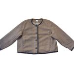 J.Crew  NWT tan Sherpa lady jacket size 22 Photo 3