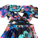 Baltic Born  Bastina Open Back Maxi Dress Floral Print Flowy Bold Size Small NWT Photo 11