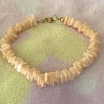 baby pink vintage Moonstone bracelet with 14k gold closure Photo 1