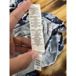 Chico's  Size 2 Blue Cotton Modal Tee Shirt Seashell Nautical Beach Travel Modern Photo 7