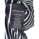 Who What Wear  Women Short Sleeve Casual Dress Size XL  Stripes Black White‎ Photo 3