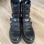 Vibram GDF  soles black strappy moto grunge emo Women’s Size 6 Photo 8