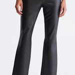 VERO MODA #90  Black Vegan Wide Leg Trousers Photo 0