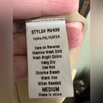 Rosette sleeveless faux fur faux suede Vest Brown Size M Photo 4