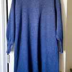 Christy Dawn Sasha Cardigan Lambswool Knit Long Duster Pacific Blue OS GUC Photo 1