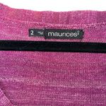 Maurice's Crochet Relaxed Fit Short Sleeve Sweater Photo 2
