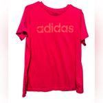 Adidas  Pink with Orange Short Sleeve T-Shirt Photo 1