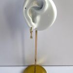 Elegant Teardrop Dangle Drop Earrings for Women Gold Photo 4