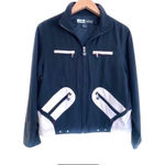 Jamie Sadock jacket women's small black cream colorblock full zip golf Photo 0