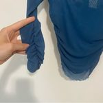 Urban Outfitters NWT Out From Under Kit Azul Ruched Sheer Long Sleeve size Small Photo 4