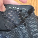 Koral  Aurora Netz Cutout Athletic Bodysuit Body Suit Bodysuit Black size XS Photo 5