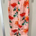 Diane Von Furstenberg DVF Pink Floral Print Midi Length Pencil Skirt size 2 Photo 1